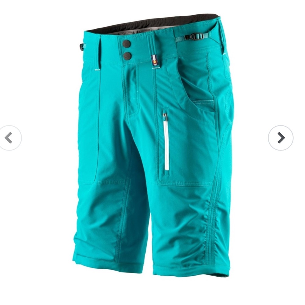 YETI WOMENS NORRIE SHORTS TURQUOISE MEDIUM